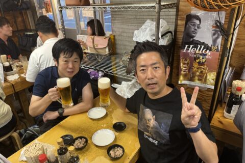 理事と会食　in  新宿