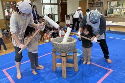 餅つき楽しみました！