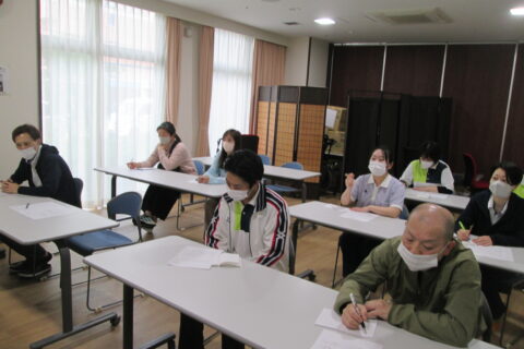 研修をしています