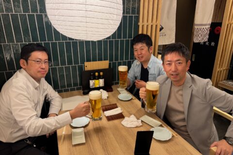 理事と会食　in　福岡市