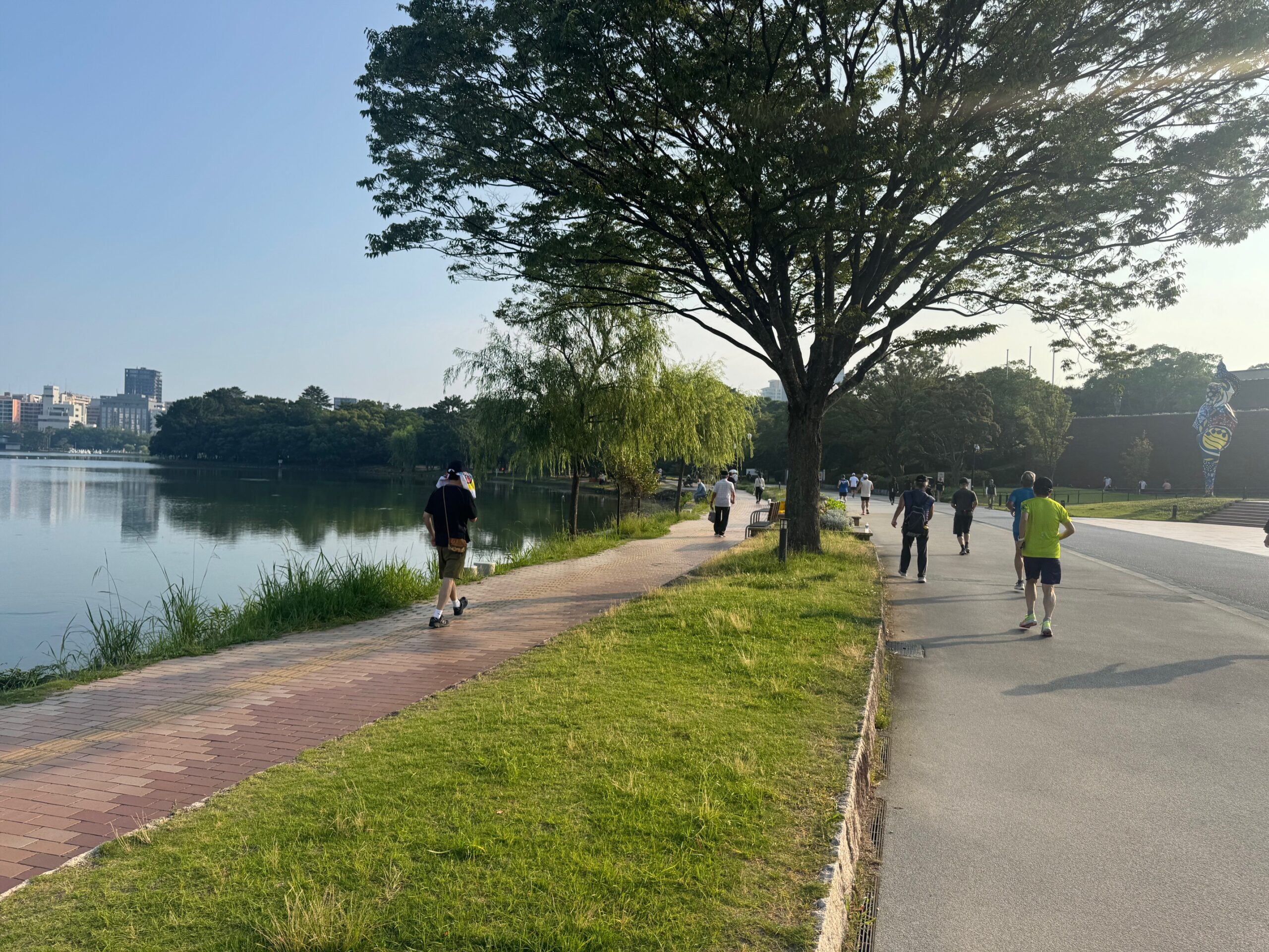 早朝ウォーキング　at 大濠公園