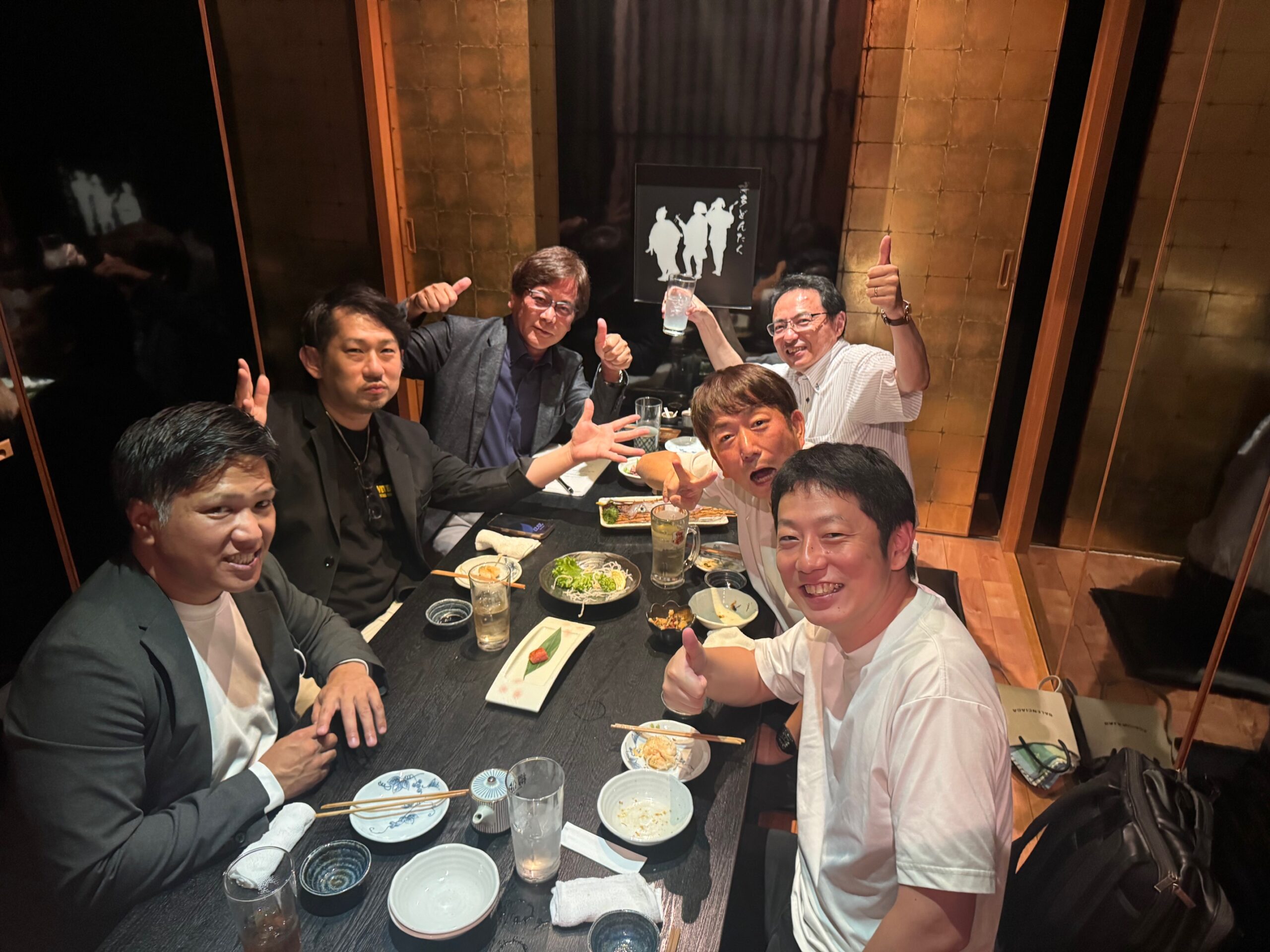 介事連のメンバーと懇親会　in 福岡市