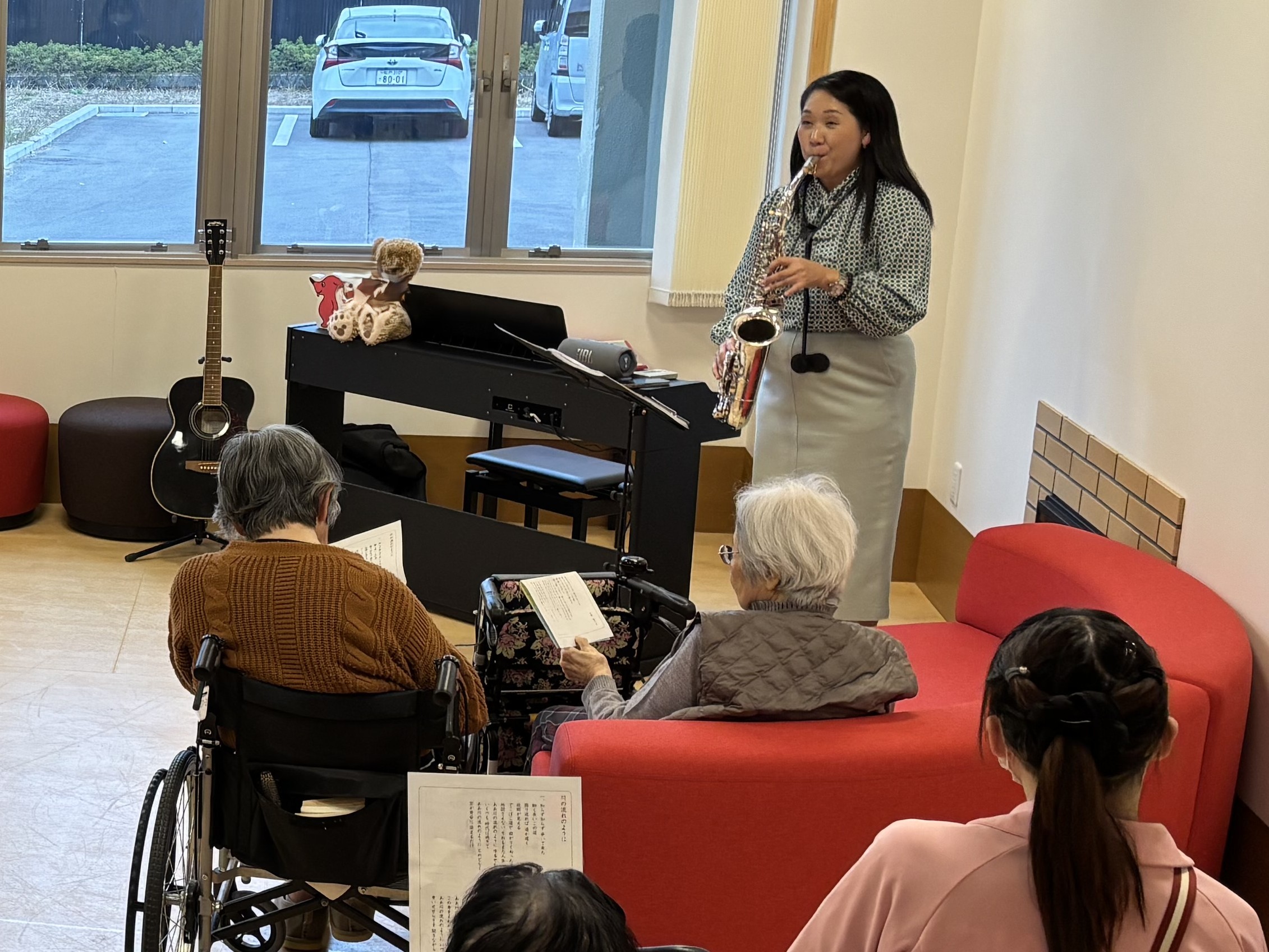 🎷サックス演奏レクリエーションを開催しました🎷