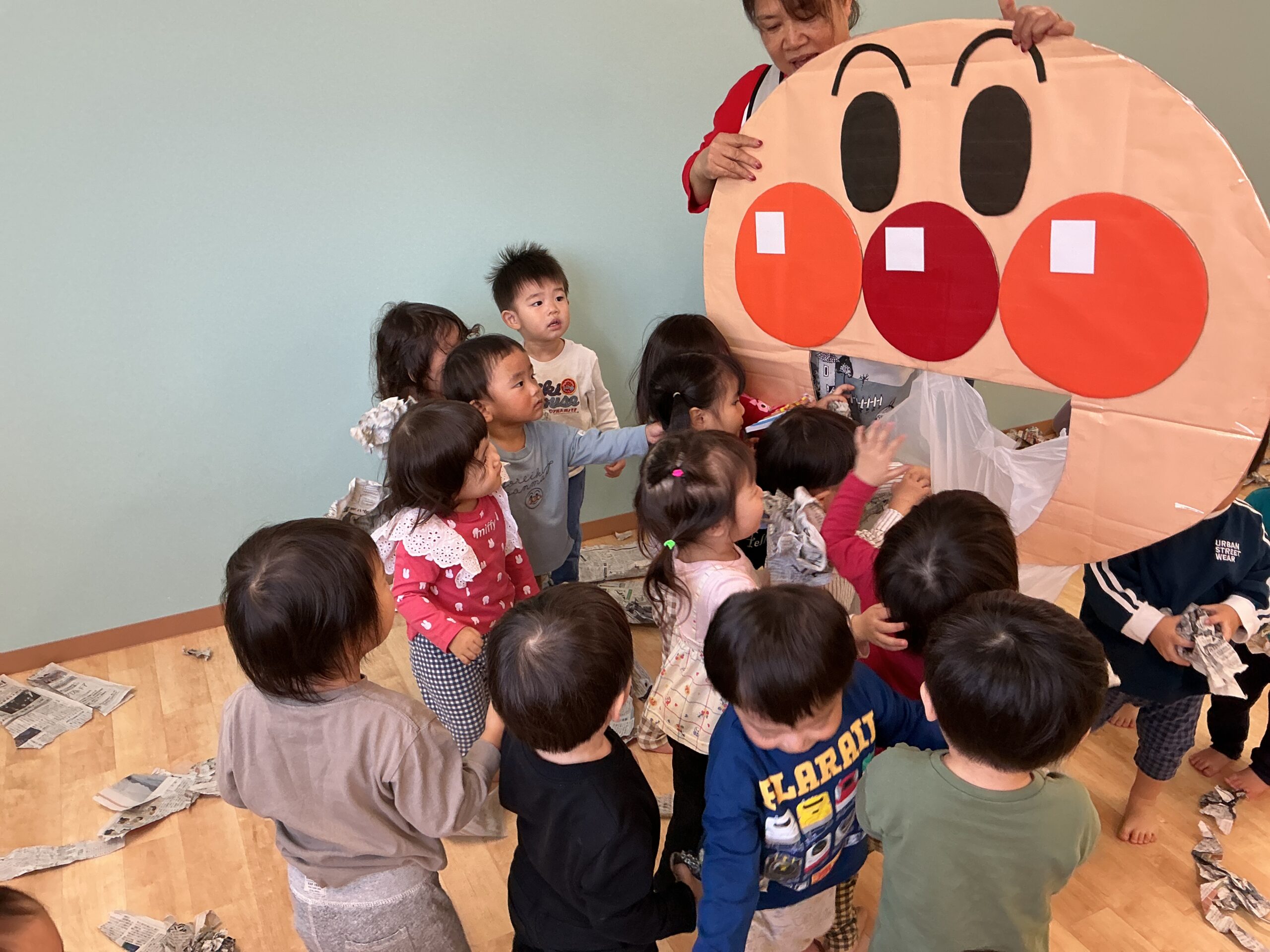 新聞遊びをしました♪