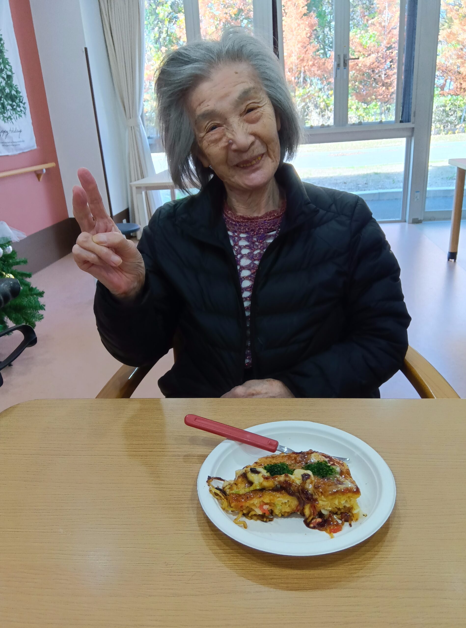 明心苑　～ユニット装飾🎄お好み焼き🥢～