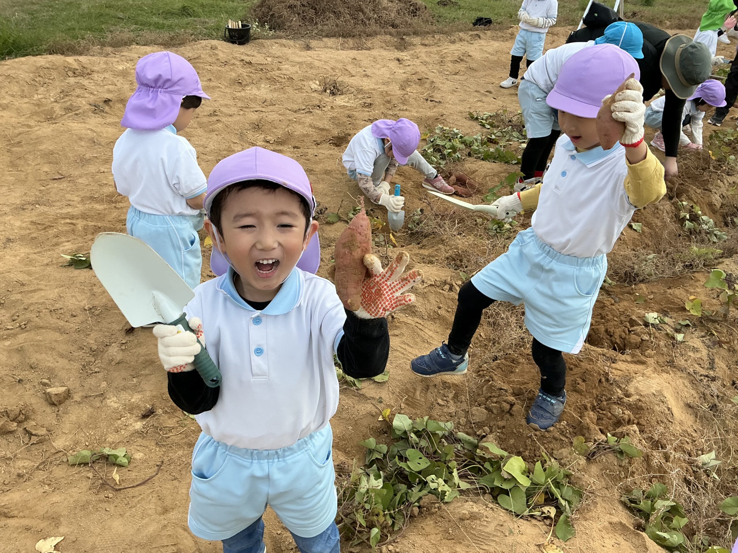 🚌芋ほり遠足に行きました🍠