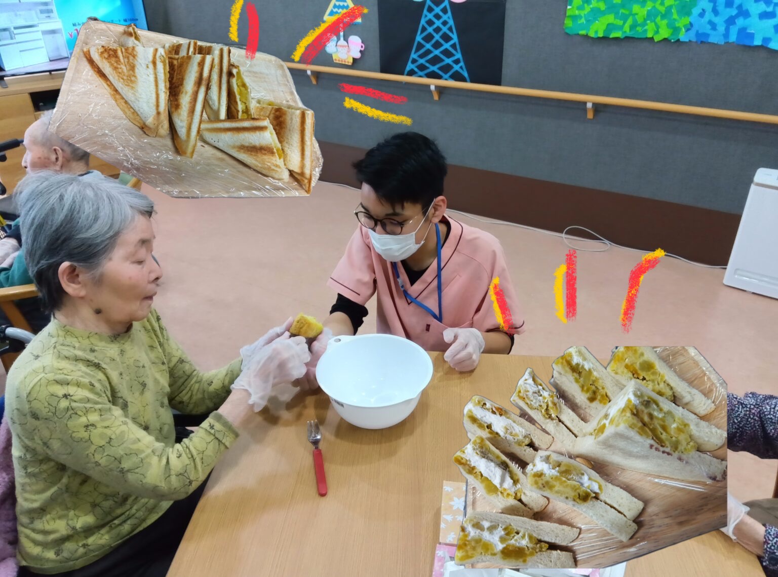 明心苑　～実習生👦🌟食レク🍠～