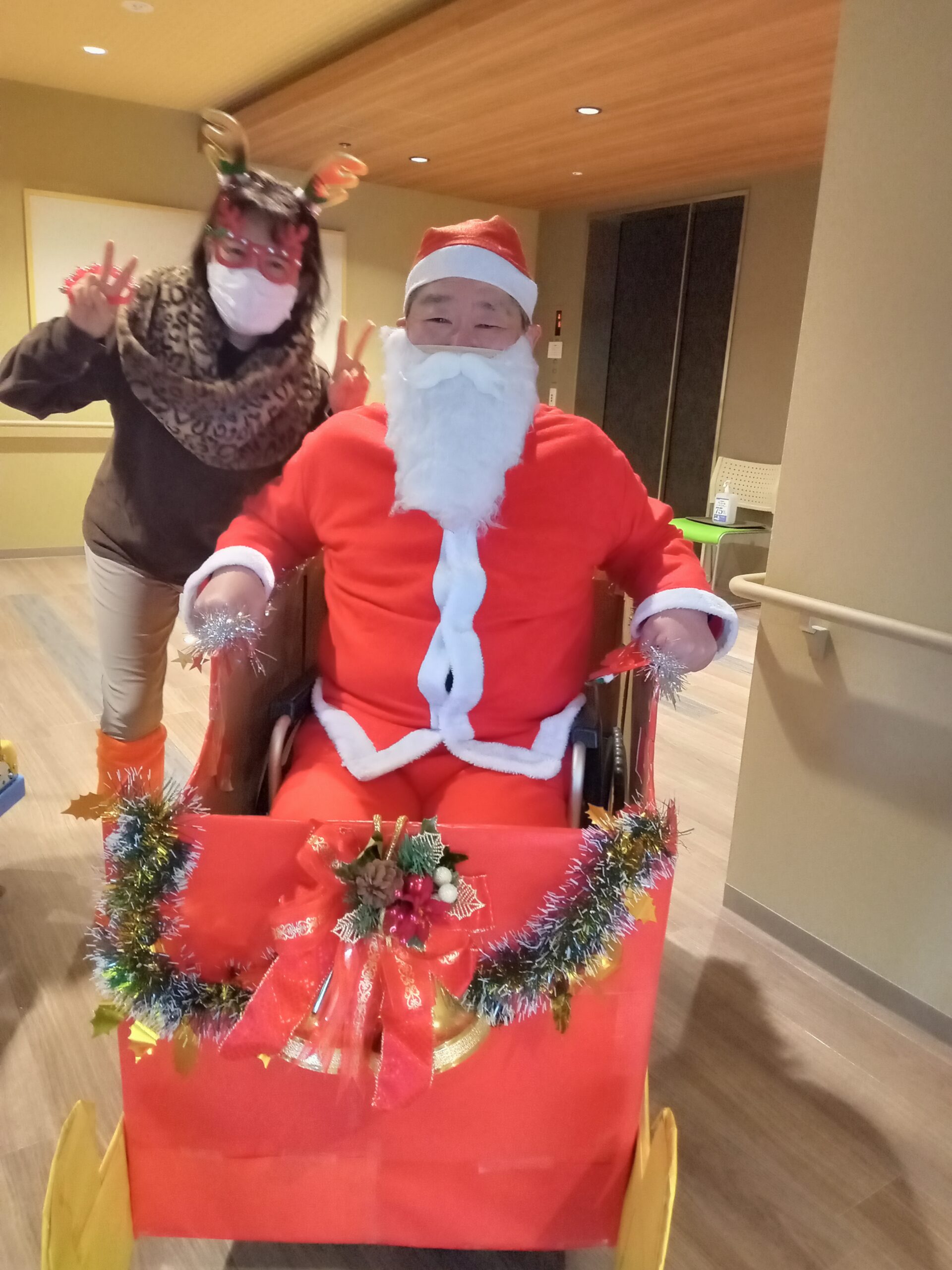 サンタさんがやってきた🎅🎄