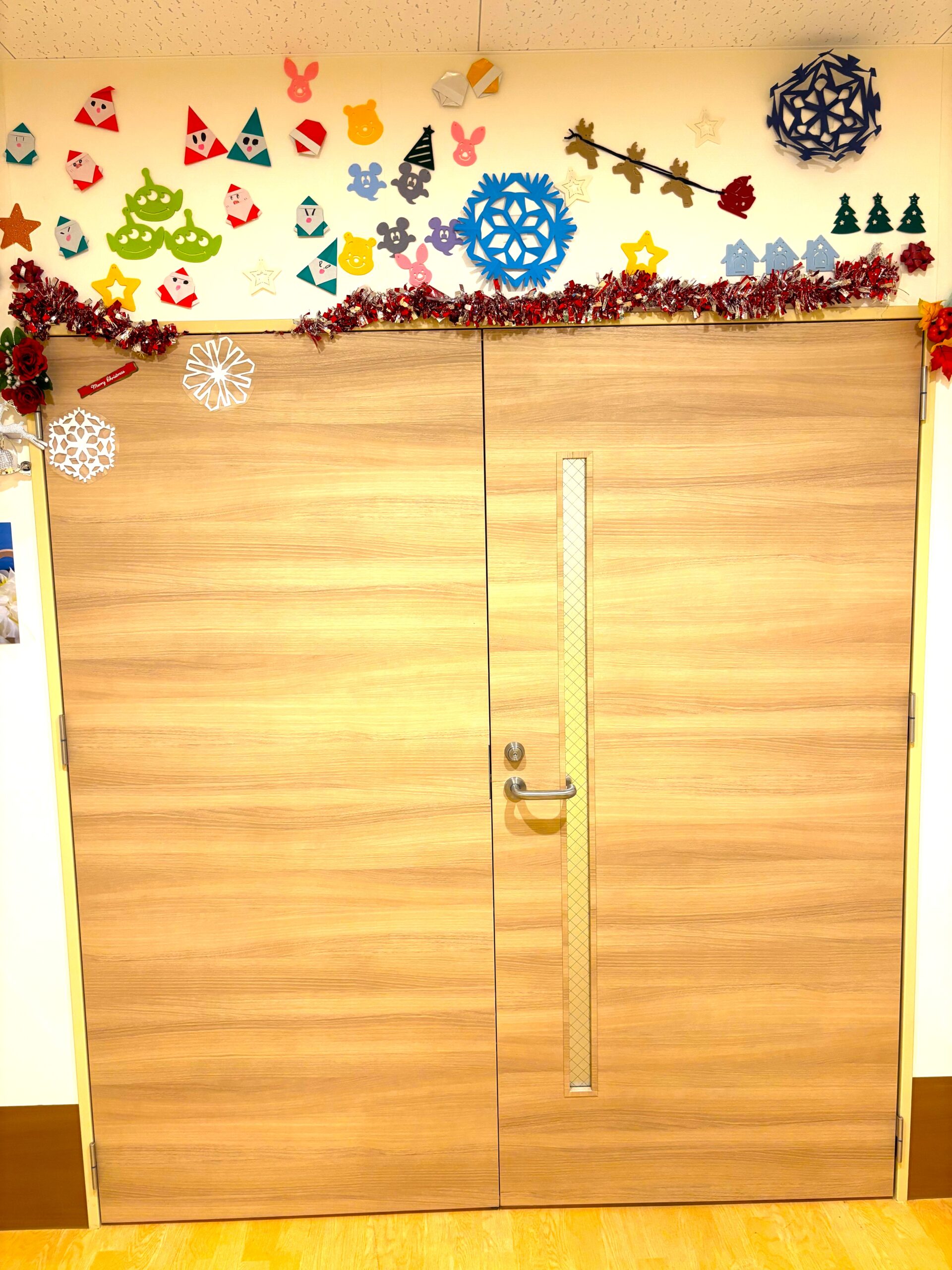 クリスマスの装飾～折り紙で彩る2階のクリスマス～