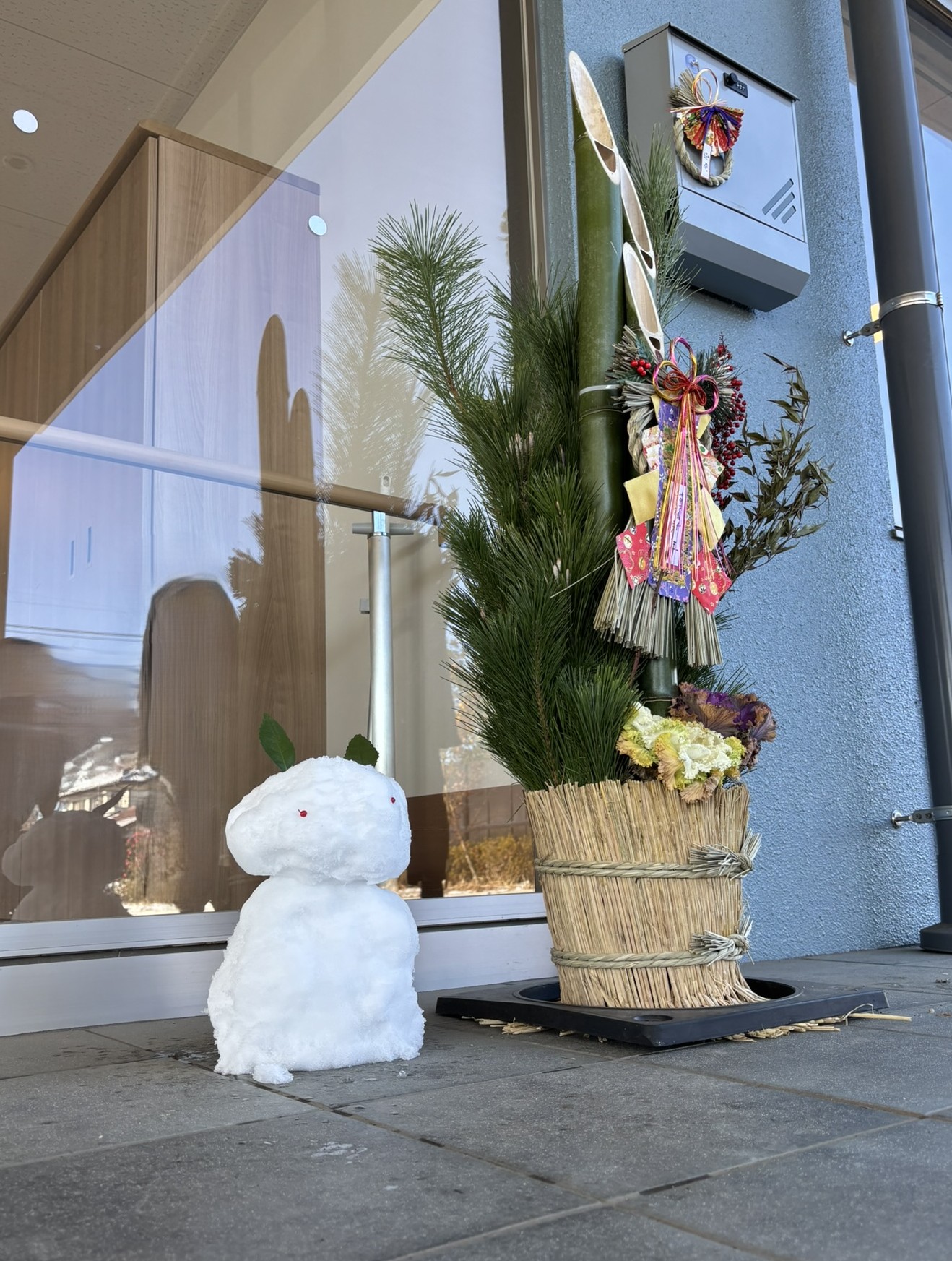 空からの贈り物、今年最初の雪⛄