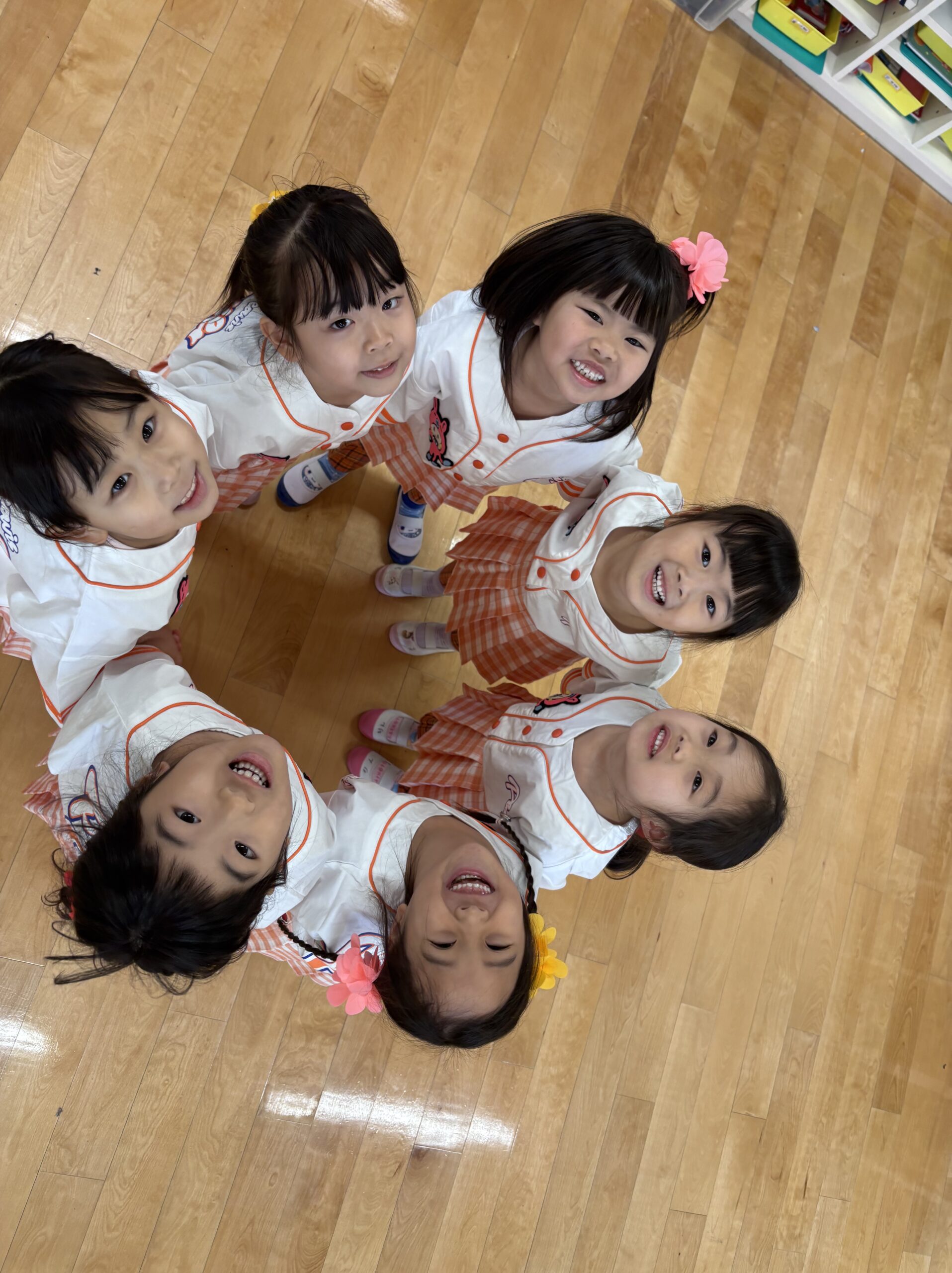 つき組の様子 つき組の様子