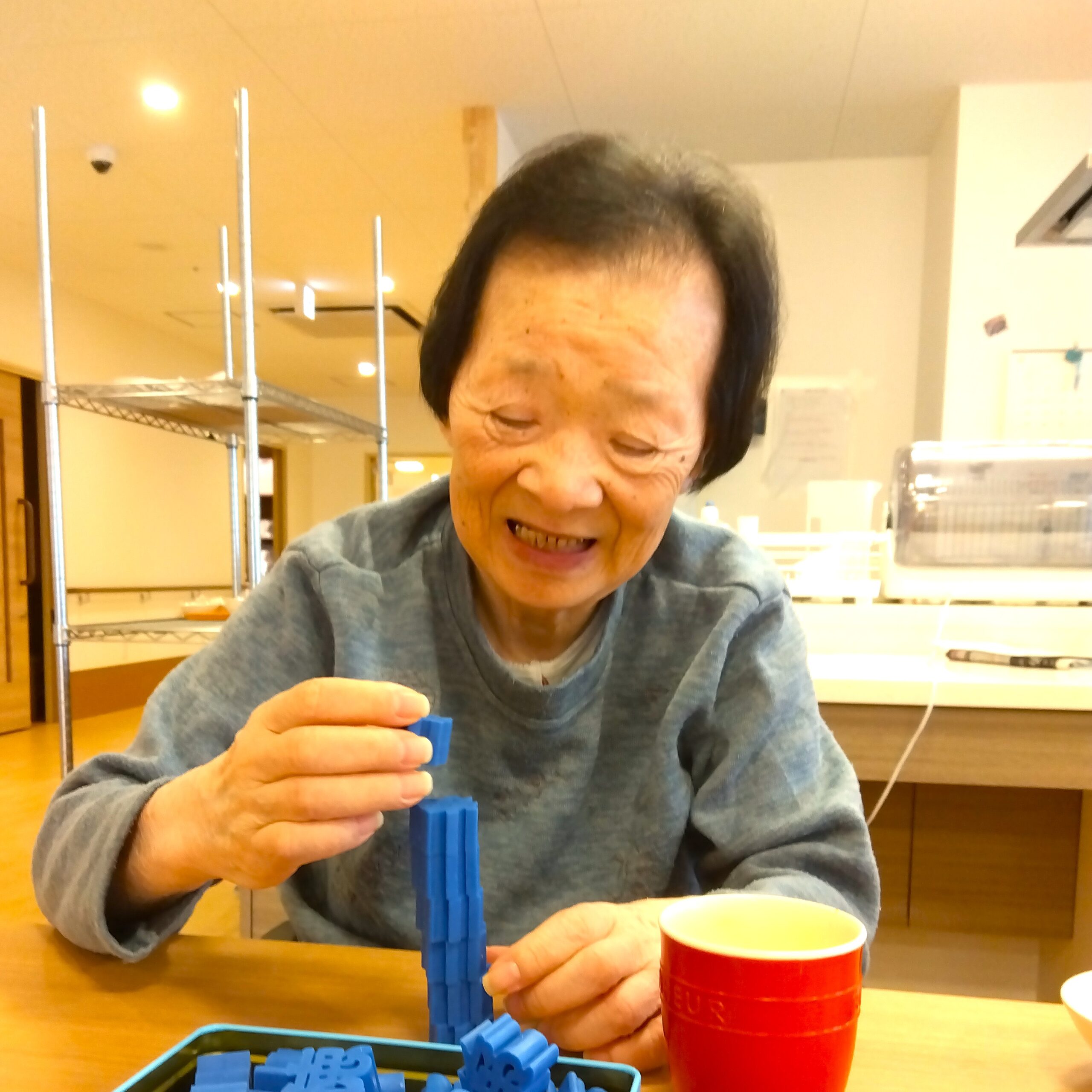 笑顔あふれるひととき♪ たくさん積みました♪