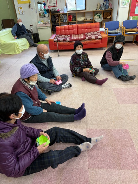 あすか園の豆まき