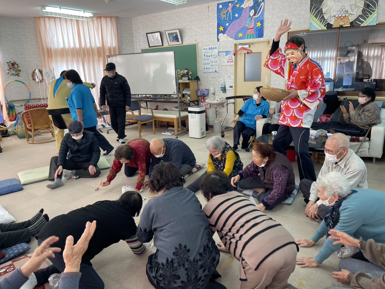 豆まきレクを実施しました