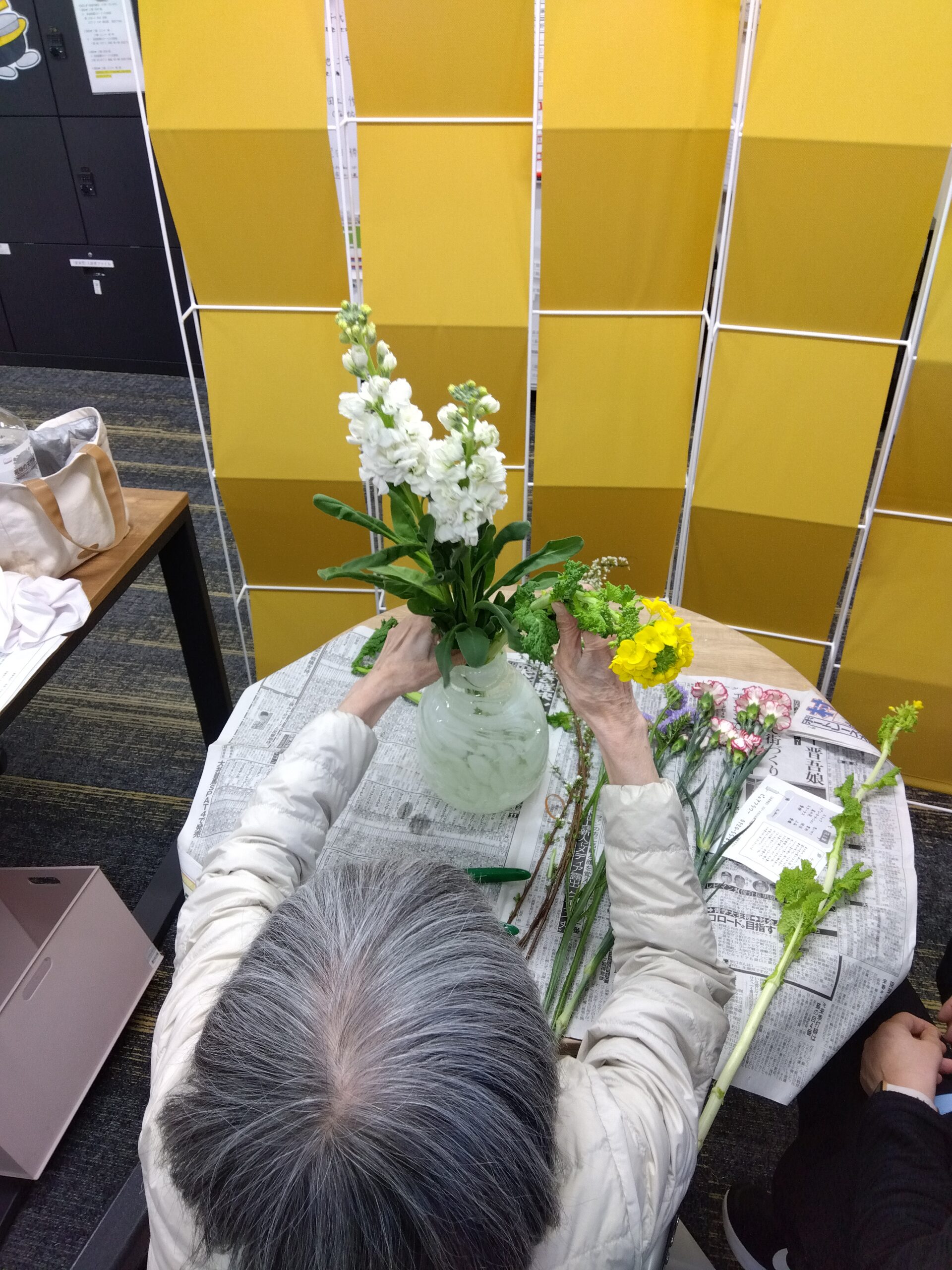 🌸今月の生け花🌸 ~心を込めて、一輪一輪~ 🌸今月の生け花🌸 ~心を込めて、一輪一輪~