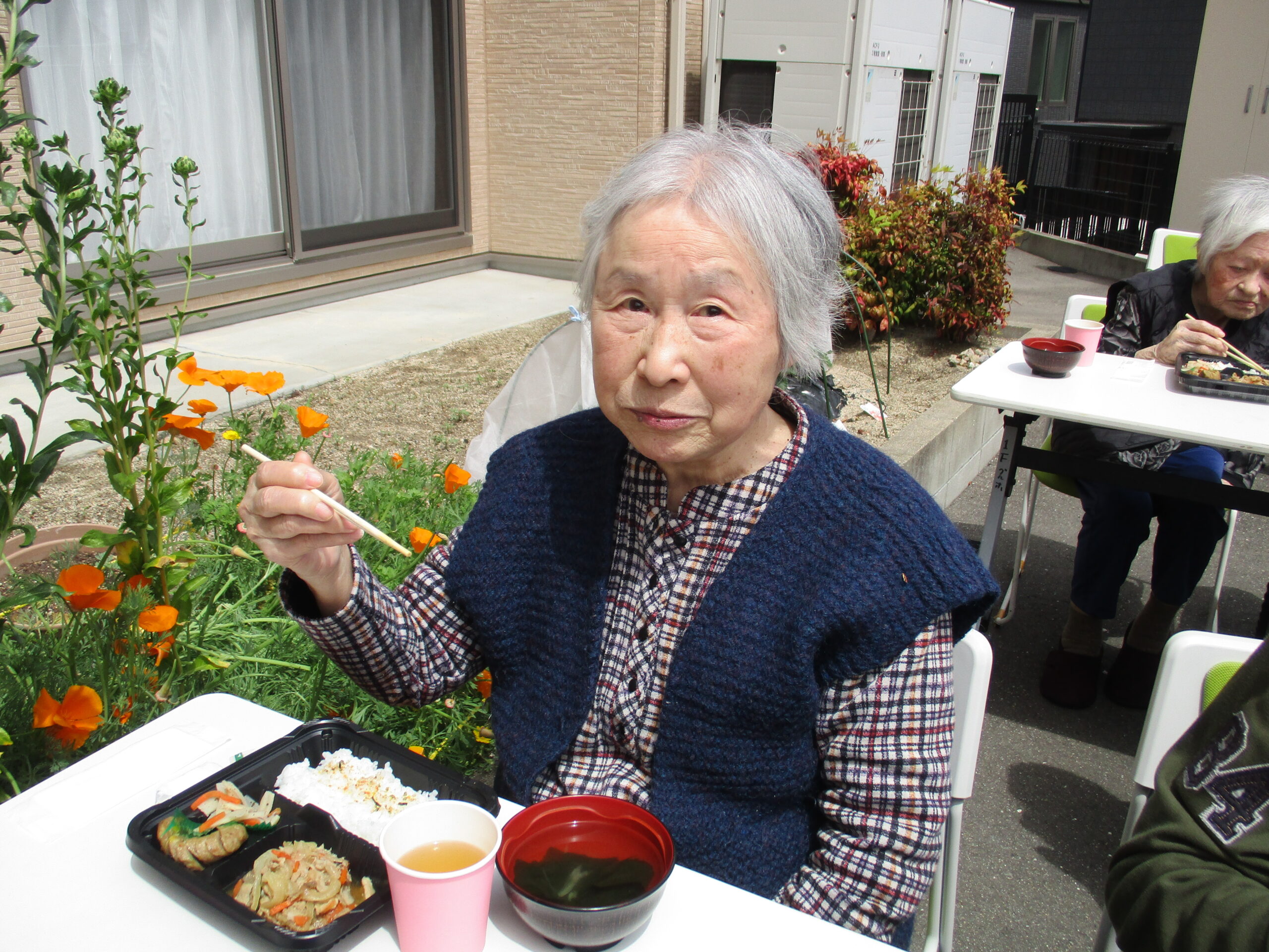 お花見とお弁当🍱✨