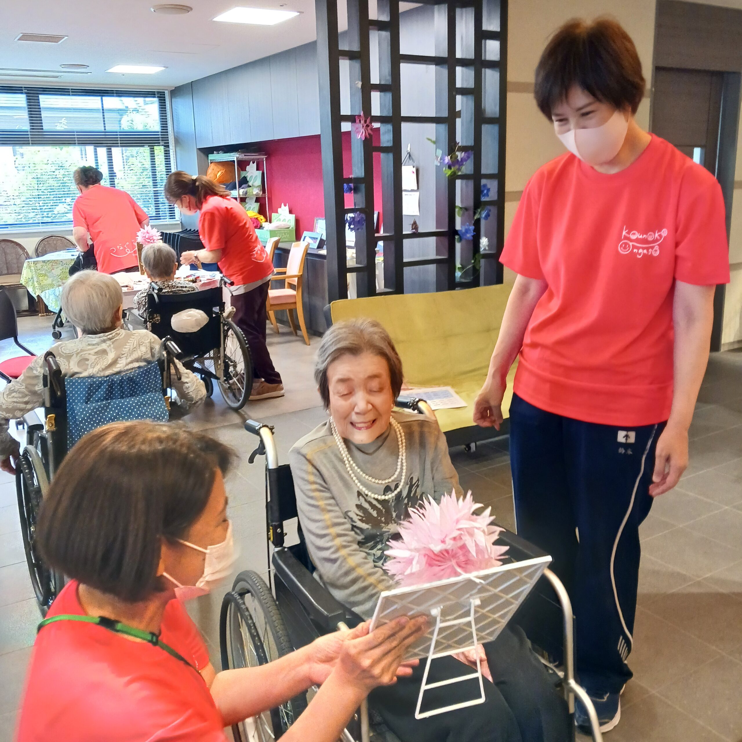 母の日レクを行いました☆彡