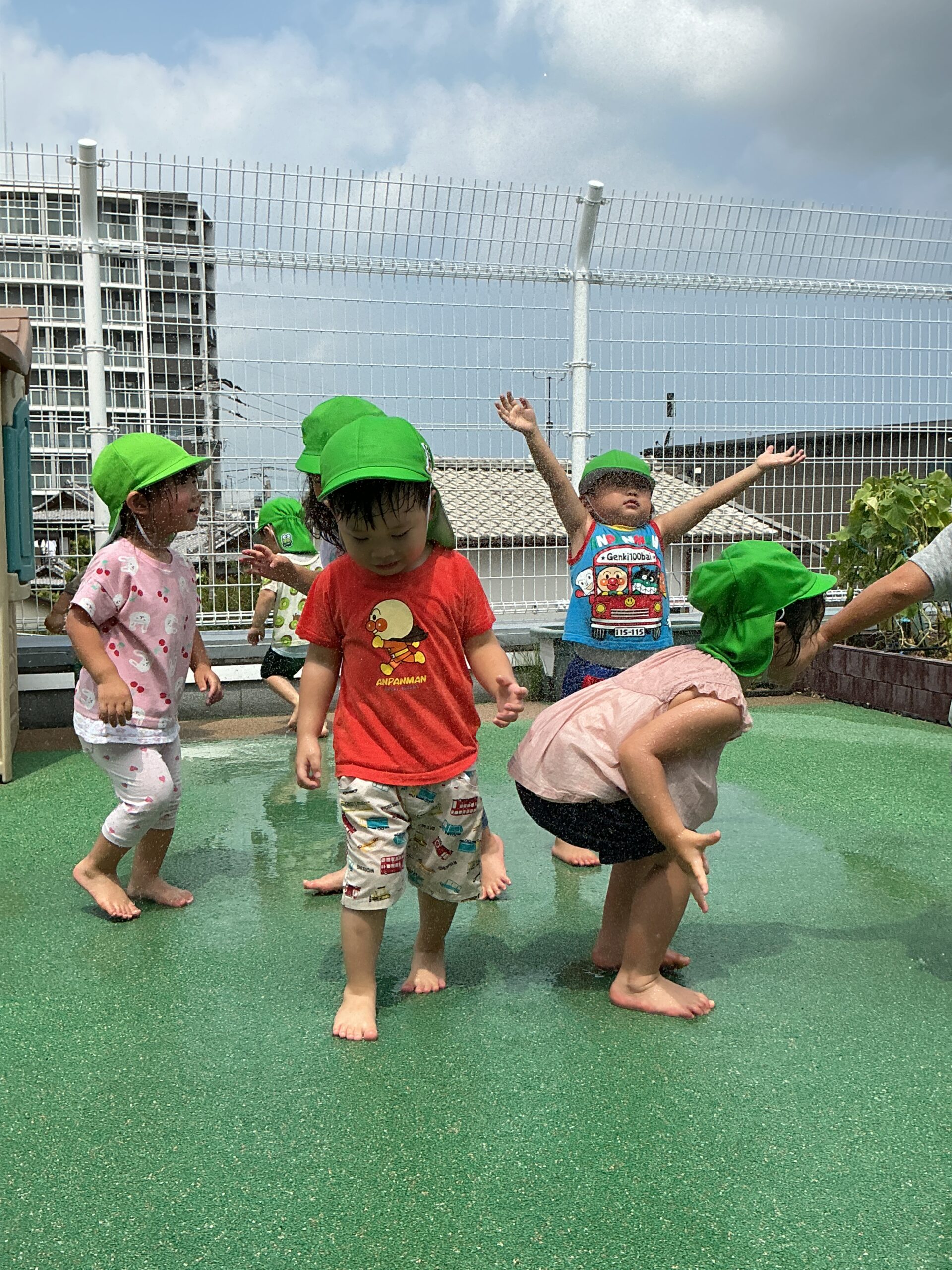 水遊び
