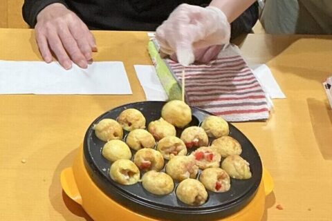 🐙たこ焼き作りレク
