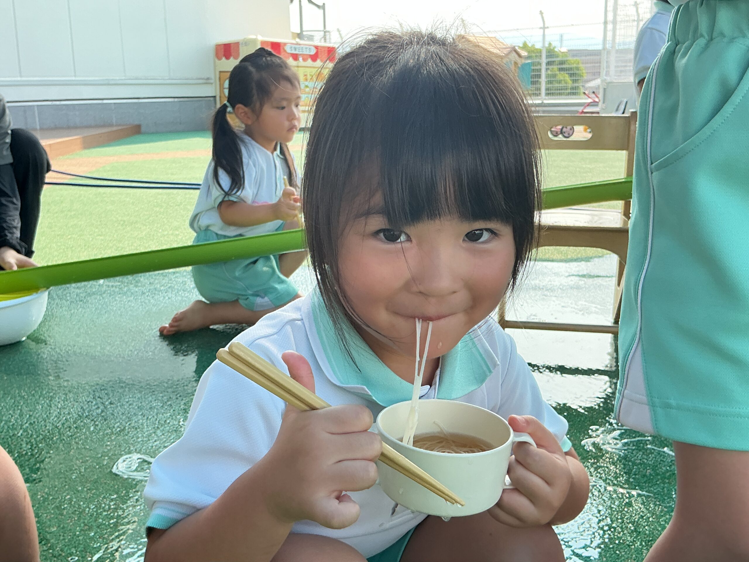 夏の思い出～そうめん流し
