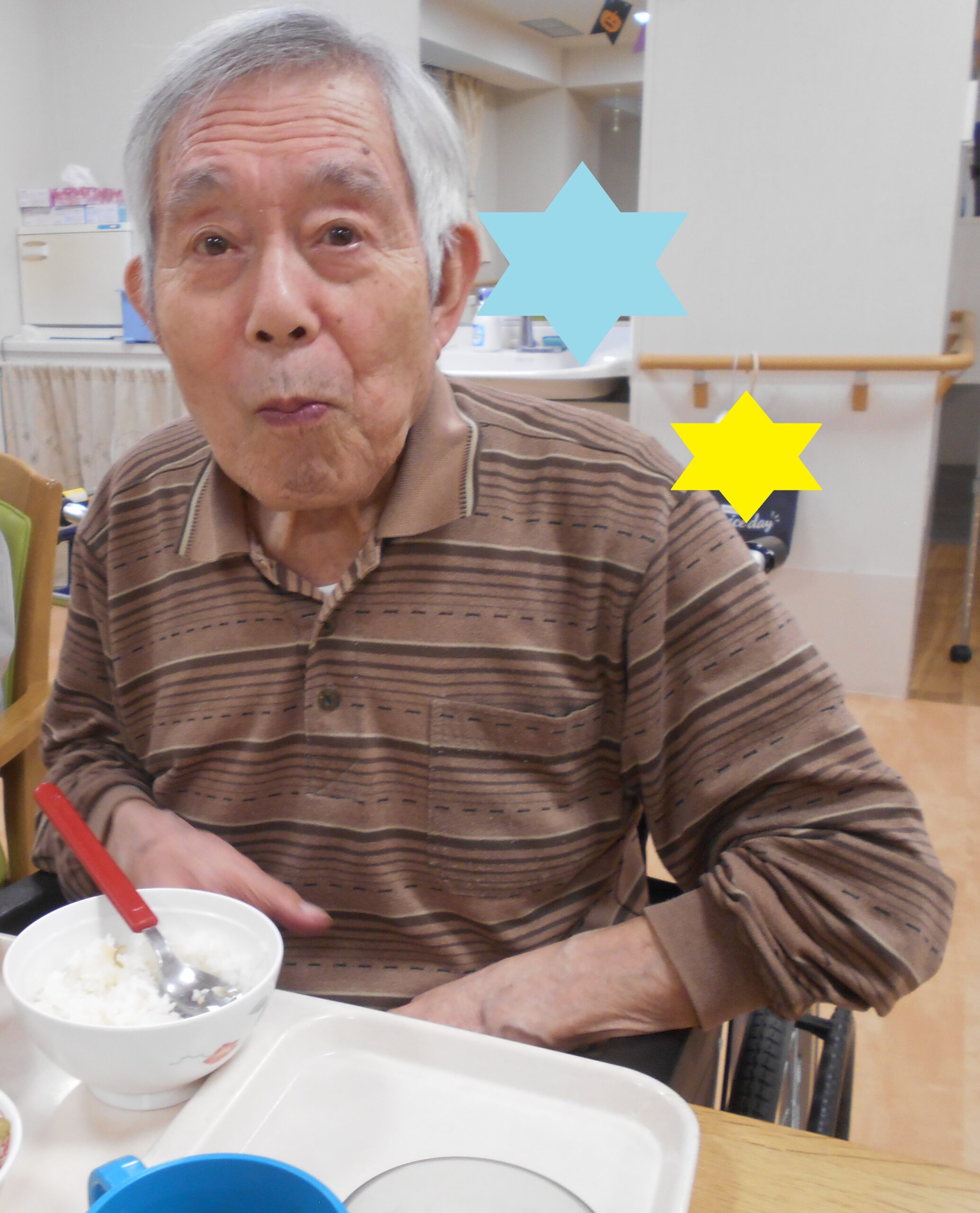 とあるユニットのごはんの様子🍚🌸
